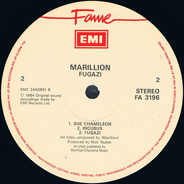 Marillion - Fugazi