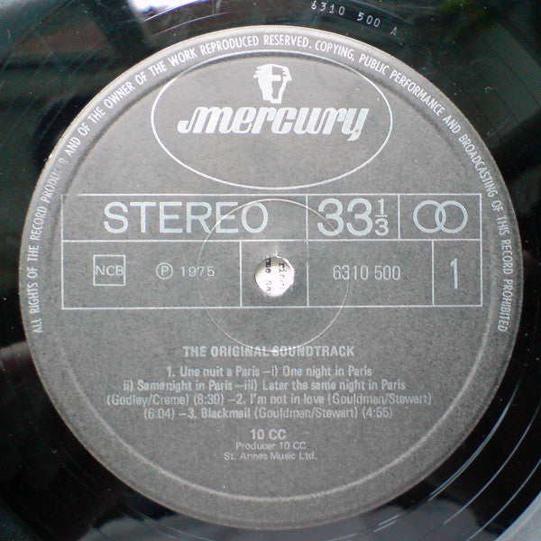 10cc - The Original Soundtrack
