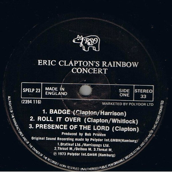 Clapton, Eric - Rainbow Concert
