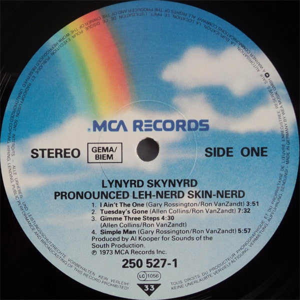 Lynyrd Skynyrd - Pronounced Leh'nerd Skin'nerd