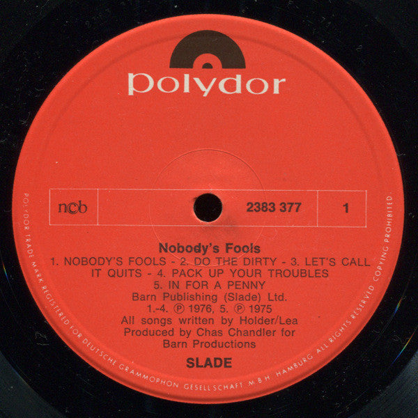 Slade - Nobody's Fools
