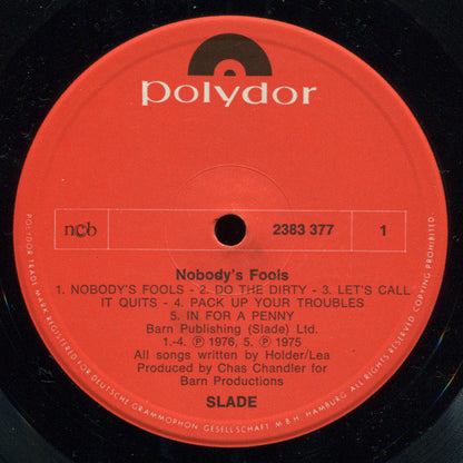 Slade - Nobody's Fools