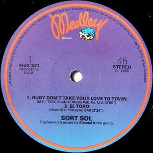 Sort Sol ‎– Ruby Don't Take Your Love To Town