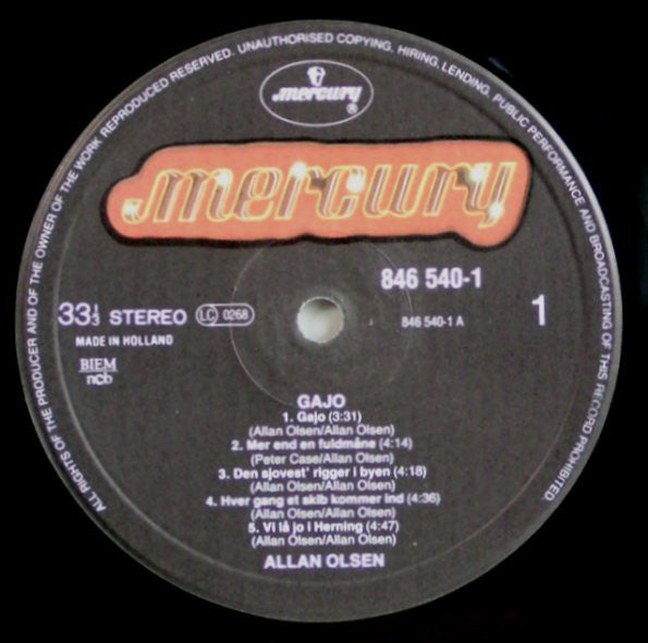 Olsen, Allan - Gajo