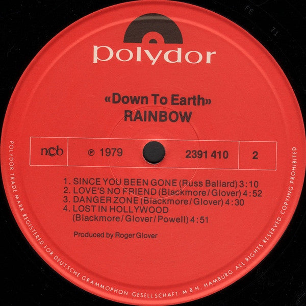 Rainbow - Down To Earth