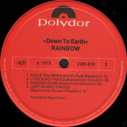 Rainbow - Down To Earth
