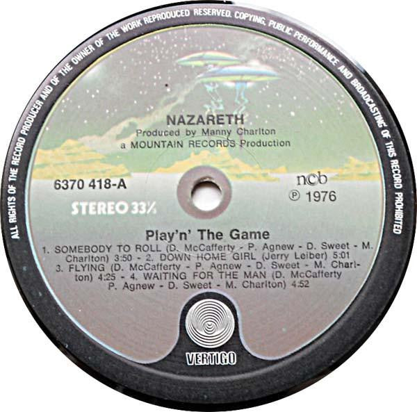 Nazareth - Play'n' The Game