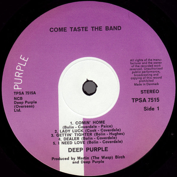 Deep Purple - Come Taste The Band