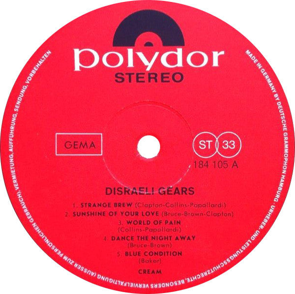Cream - Disraeli Gears