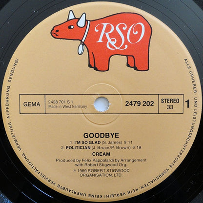Cream - Goodbye