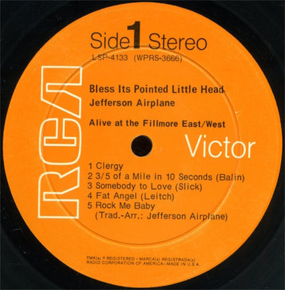 Jefferson Airplane ‎– Bless Its Pointed Little Head