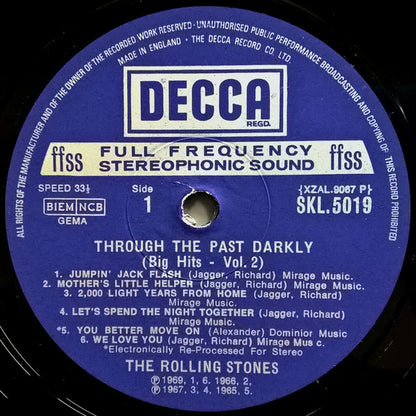 Rolling Stones ‎– Through The Past, Darkly (Big Hits Vol. 2)
