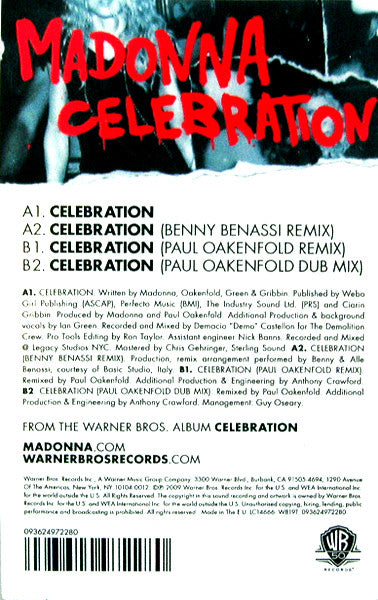 Madonna - Celebration - RecordPusher  