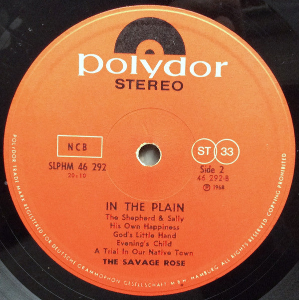 Savage Rose - In The Plain