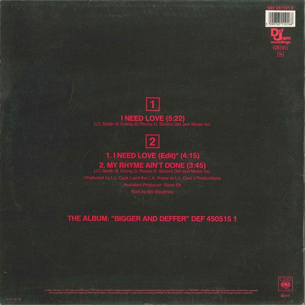 LL Cool J - I Need Love