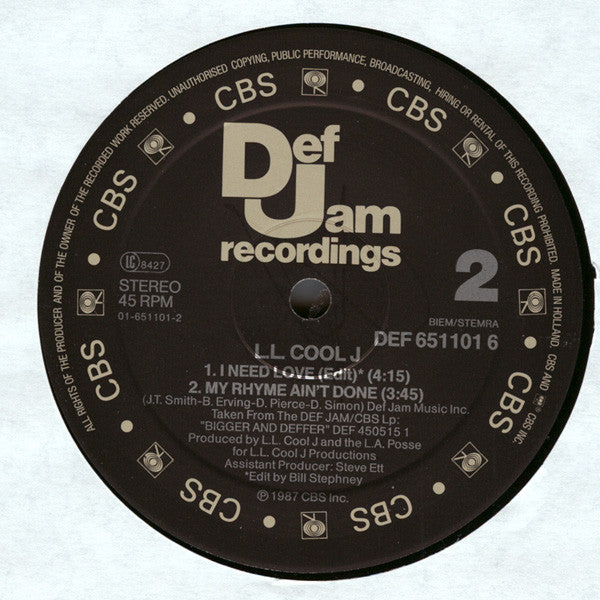 LL Cool J - I Need Love