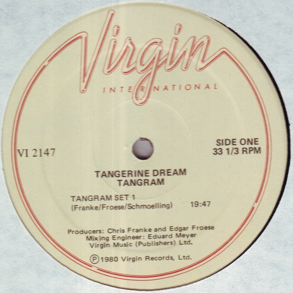 Tangerine Dream ‎– Tangram