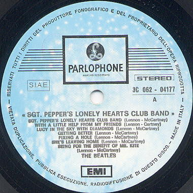 Beatles - Sgt. Pepper's Lonely Hearts Club Band - RecordPusher  