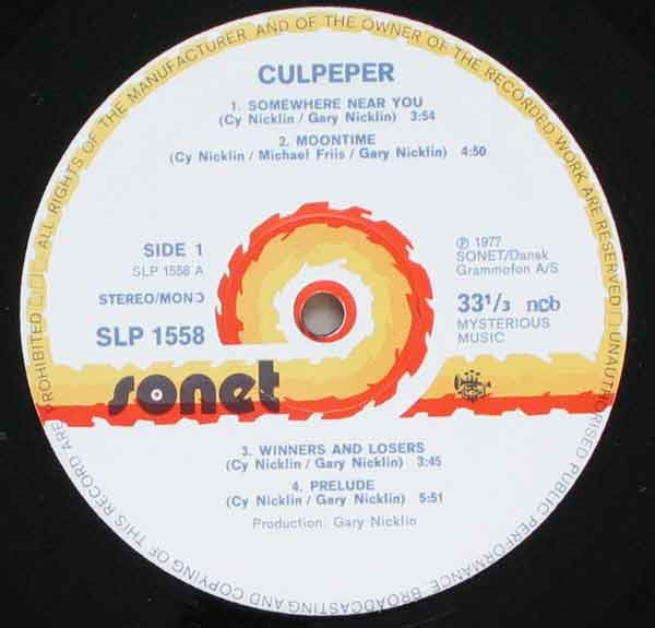 Culpeper - All Dressed Up And Nowhere To Go