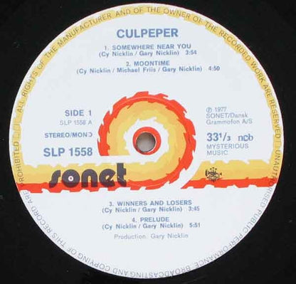 Culpeper - All Dressed Up And Nowhere To Go