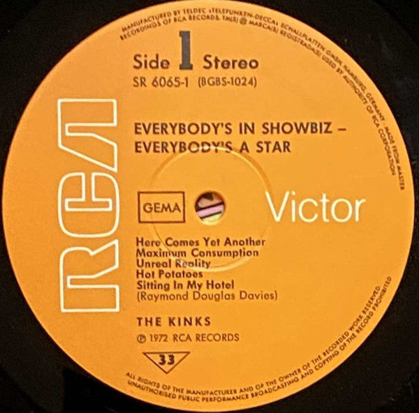 Kinks - Everybody's In Show-Biz - Everybody's A Star