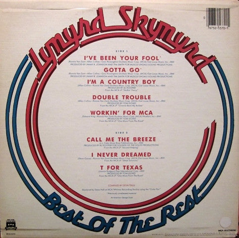 Lynyrd Skynyrd ‎– Best Of The Rest