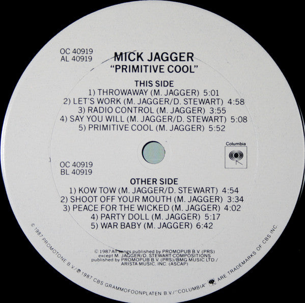 Jagger, Mick - Primitive Cool