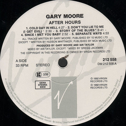 Moore, Gary - After Hours