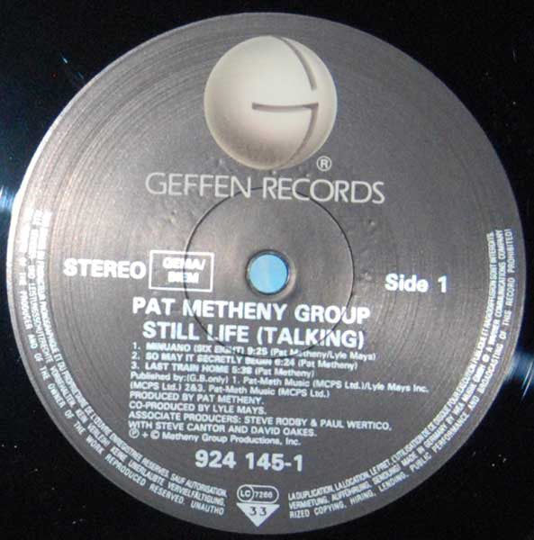 Pat Metheny Group -  Still Life (Talking)