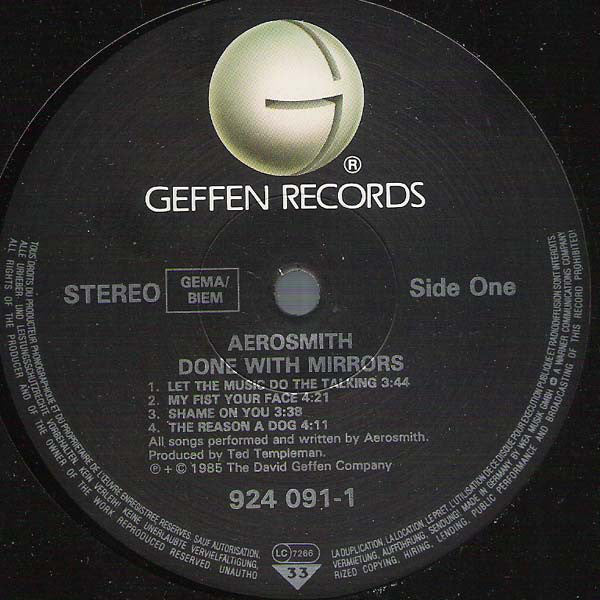 Aerosmith - Done With Mirrors