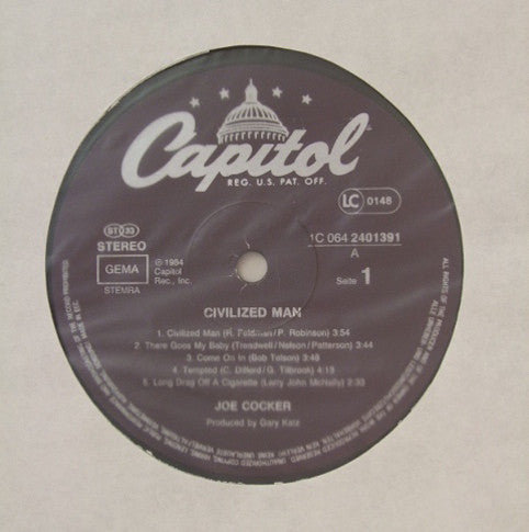 Cocker, Joe ‎– Civilized Man