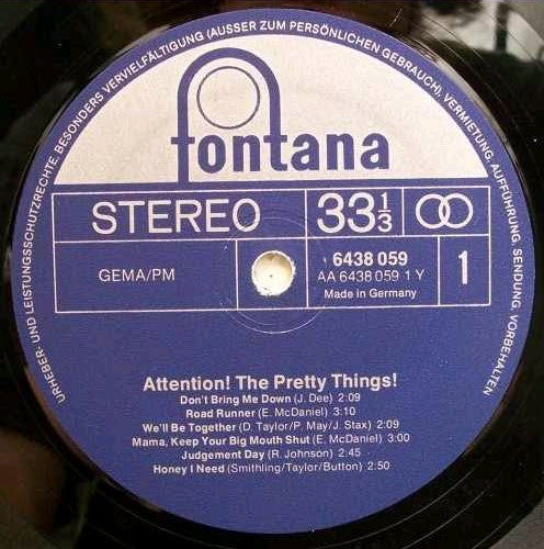 Pretty Things – Attention! The Pretty Things!