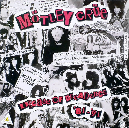 Mötley Crüe ‎– Decade Of Decadence '81-'91