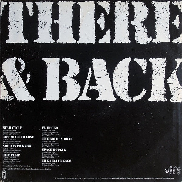 Beck, Jeff - There And Back