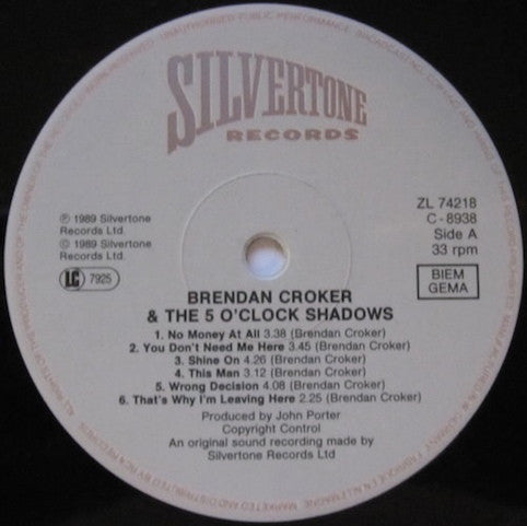 Brendan Croker And The 5 O'Clock Shadows