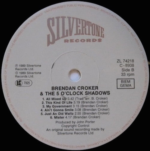 Brendan Croker And The 5 O'Clock Shadows