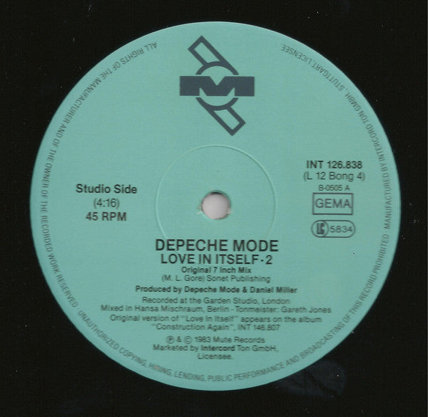 Depeche Mode ‎– Love In Itself