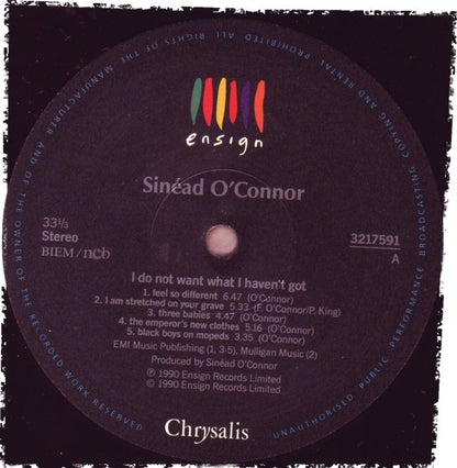 O'connor, Sinéad - I Do Not Want What I Haven't Got