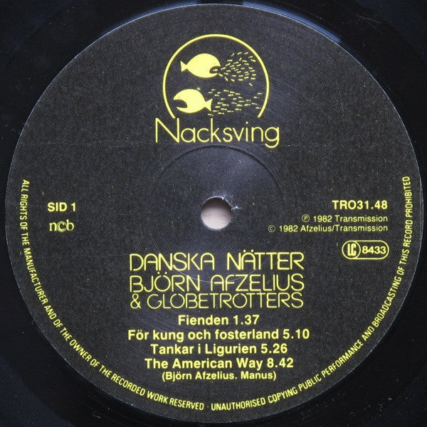 Björn Afzelius & Globetrotters ‎– Danska Nätter