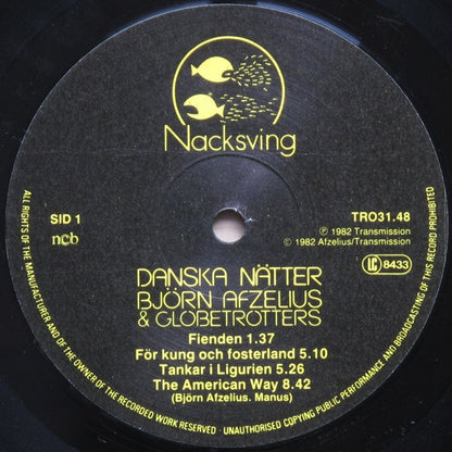 Björn Afzelius & Globetrotters ‎– Danska Nätter
