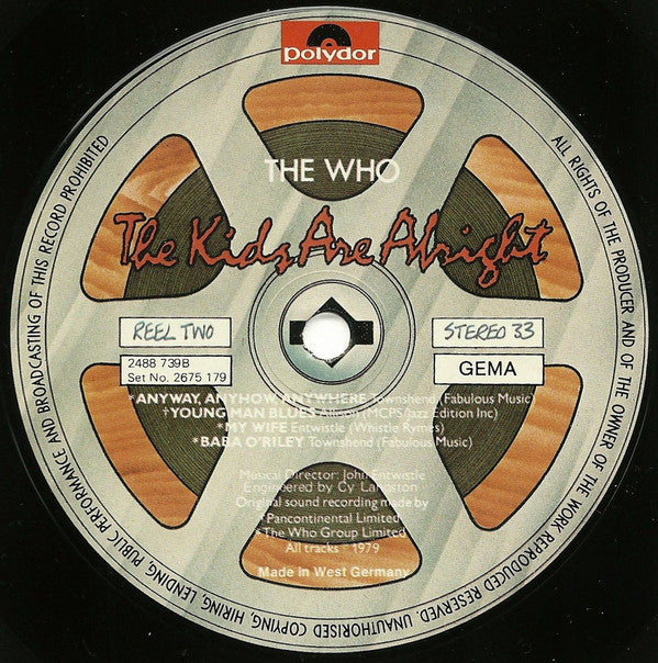 Who, The ‎– The Kids Are Alright