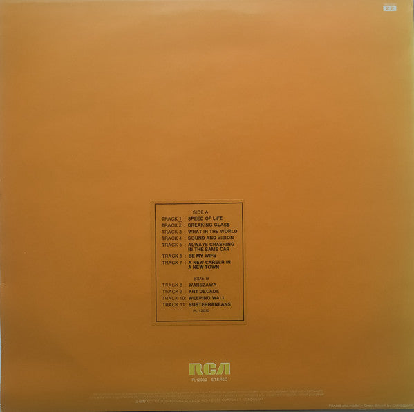 Bowie, David - Low