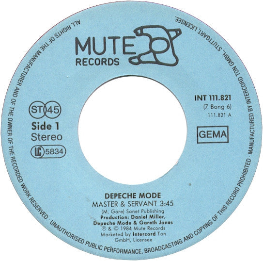 Depeche Mode - Master And Servant
