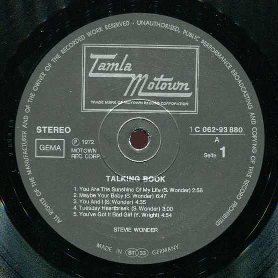 Wonder, Stevie - Talking Book