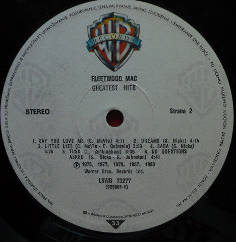 Fleetwood Mac - Greatest Hits