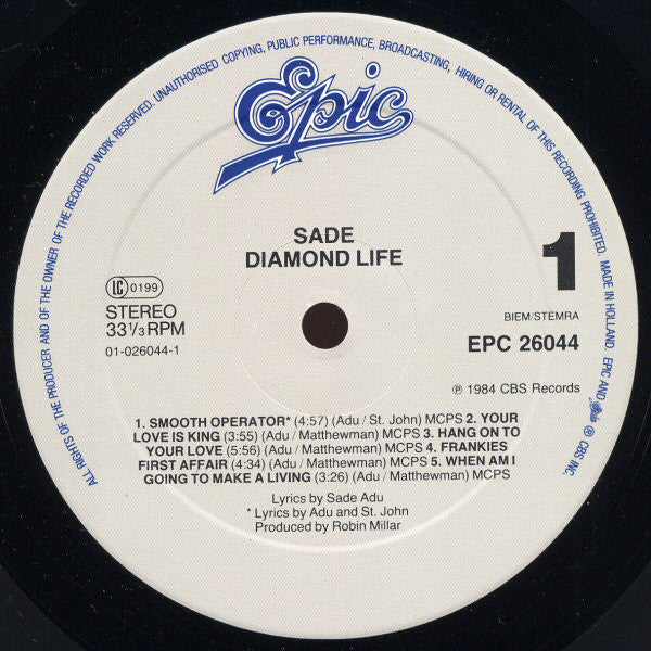 Sade - Diamond Life