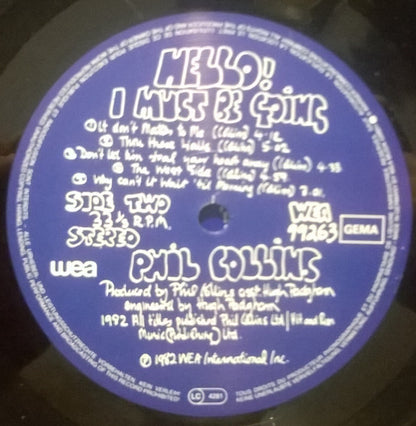 Collins, Phil - Hello, I Must Be Going
