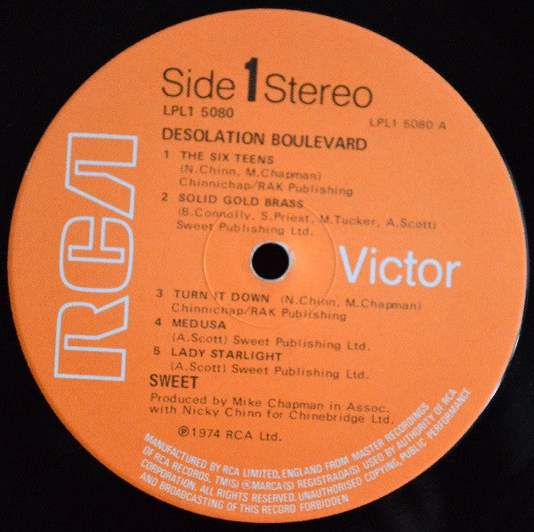 Sweet - Desolation Boulevard