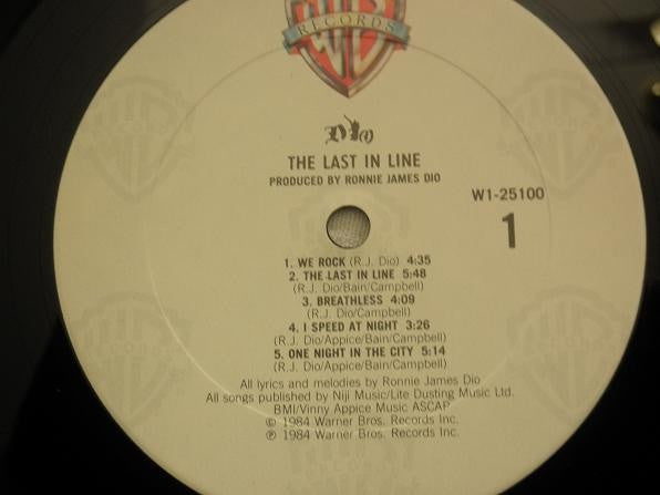 Dio ‎– The Last In Line