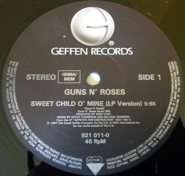 Guns N' Roses - Sweet Child O'Mine